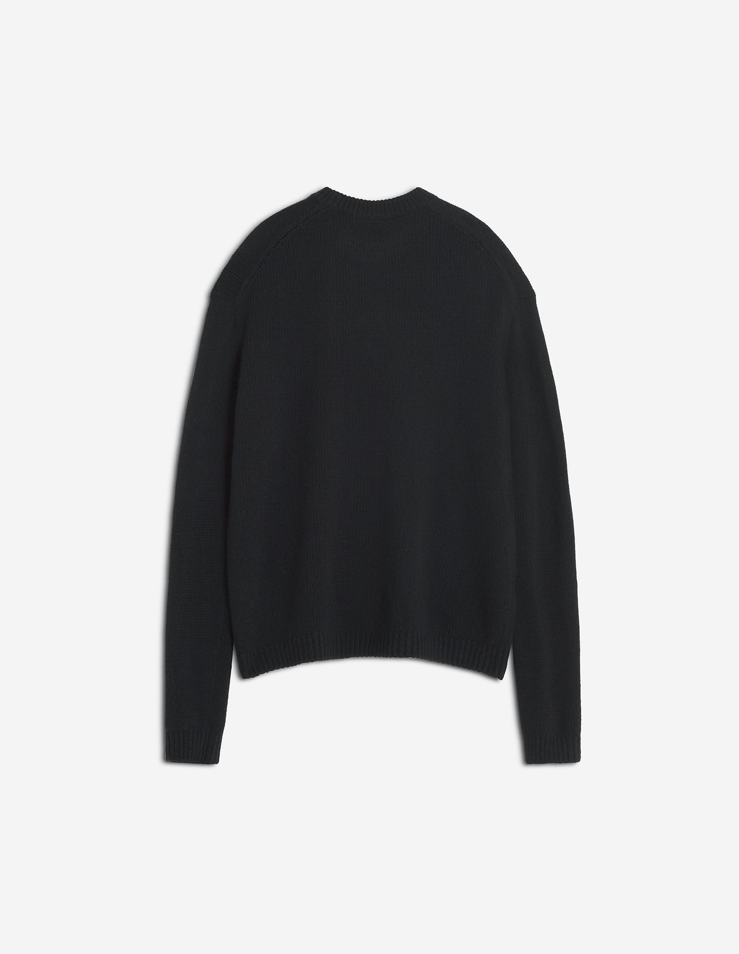Dressed Fox Intarsia Wool Jumper - Black