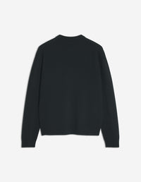 Jumper with wool print - Black & Medium Grey