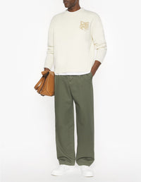 Jumper with wool print - Solitary Star & Safari