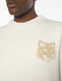 Jumper with wool print - Solitary Star & Safari