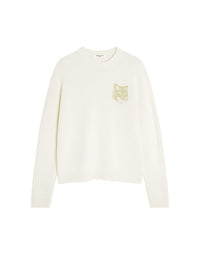 Pull avec impression en laine - Solitary Star & Safari
