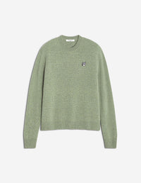Fox Head Milano Lambswool Jumper - Pebble