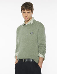 Fox Head Milano Lambswool Jumper - Pebble
