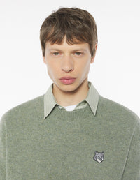 Fox Head Milano Lambswool Jumper - Pebble