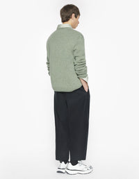 Fox Head Milano Lambswool Jumper - Pebble