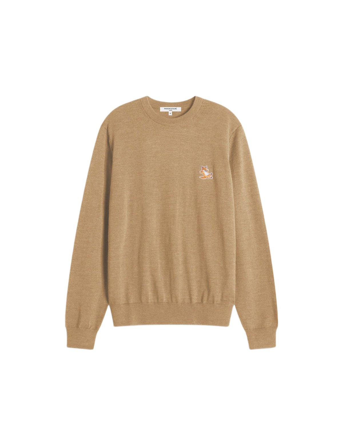 Pull Chillax Fox en laine - Beige