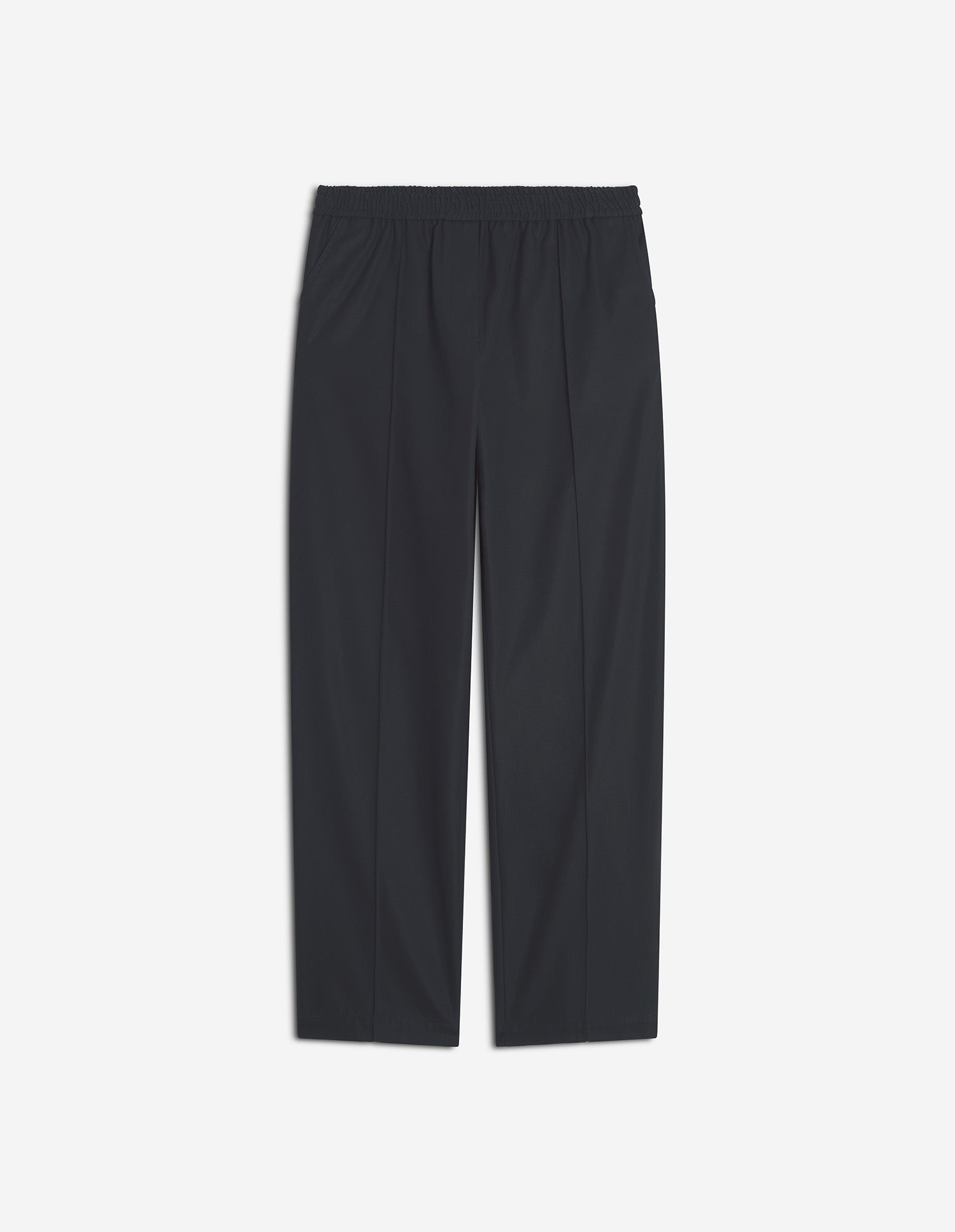 Elasticated Waist Pants - Black