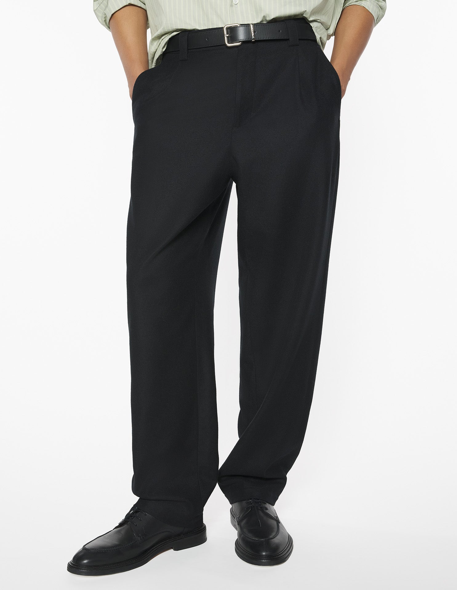 Pleated Pants - Black