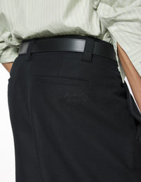 Pleated Pants - Black