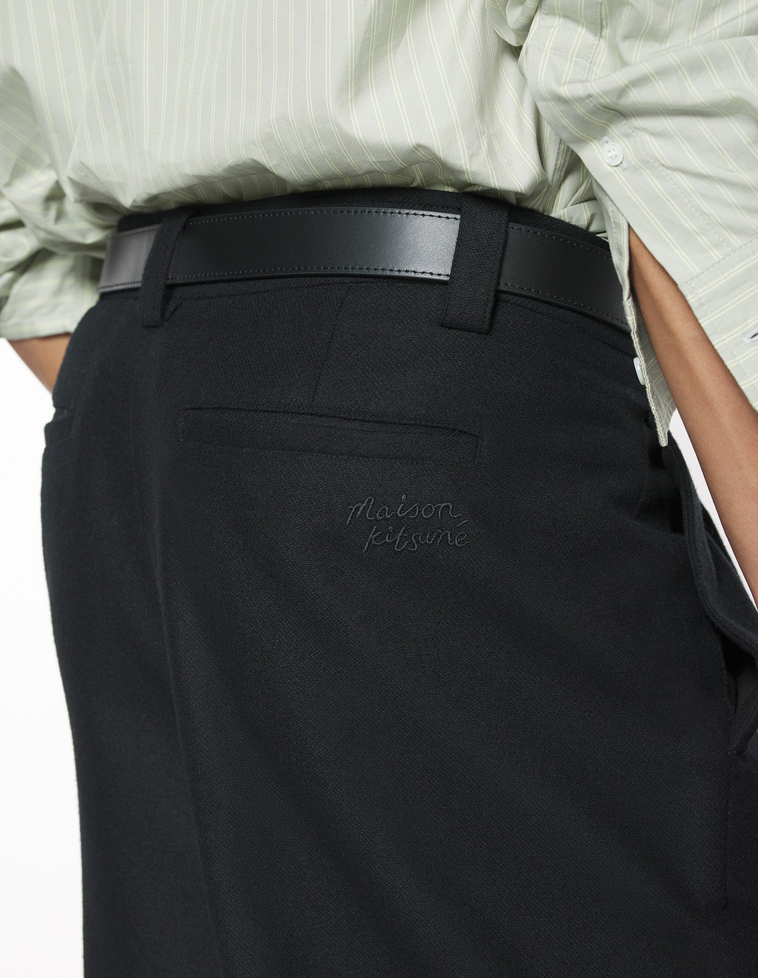 Pleated Pants - Black