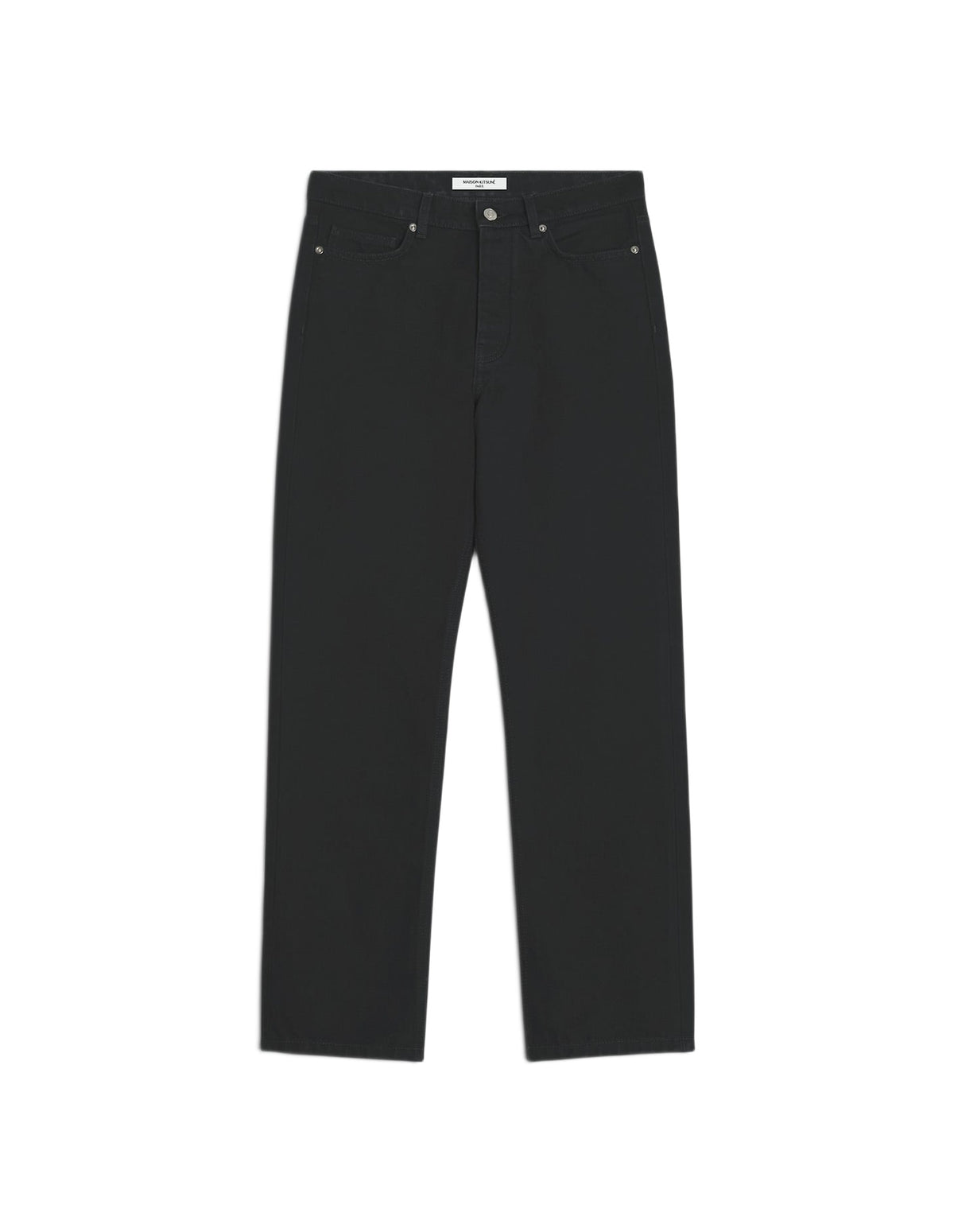 Pantalon droit en denim - Black