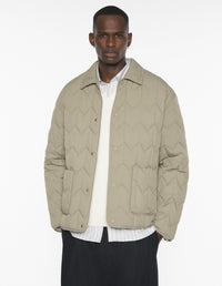 Quilted Blouson - Fallen Rock