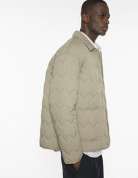 Quilted Blouson - Fallen Rock