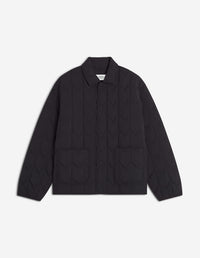 Quilted Blouson - Black