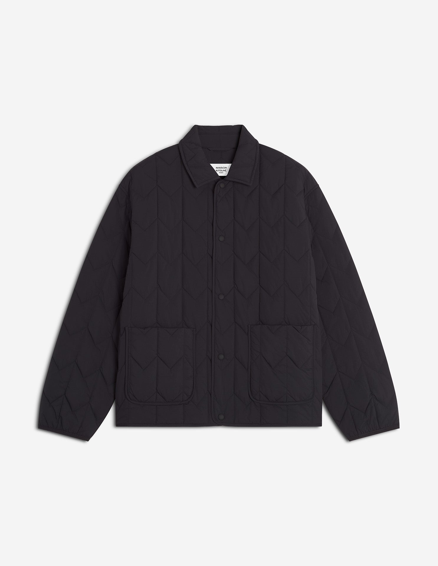 Quilted Blouson - Black