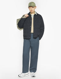 Quilted Blouson - Black