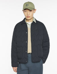 Quilted Blouson - Black