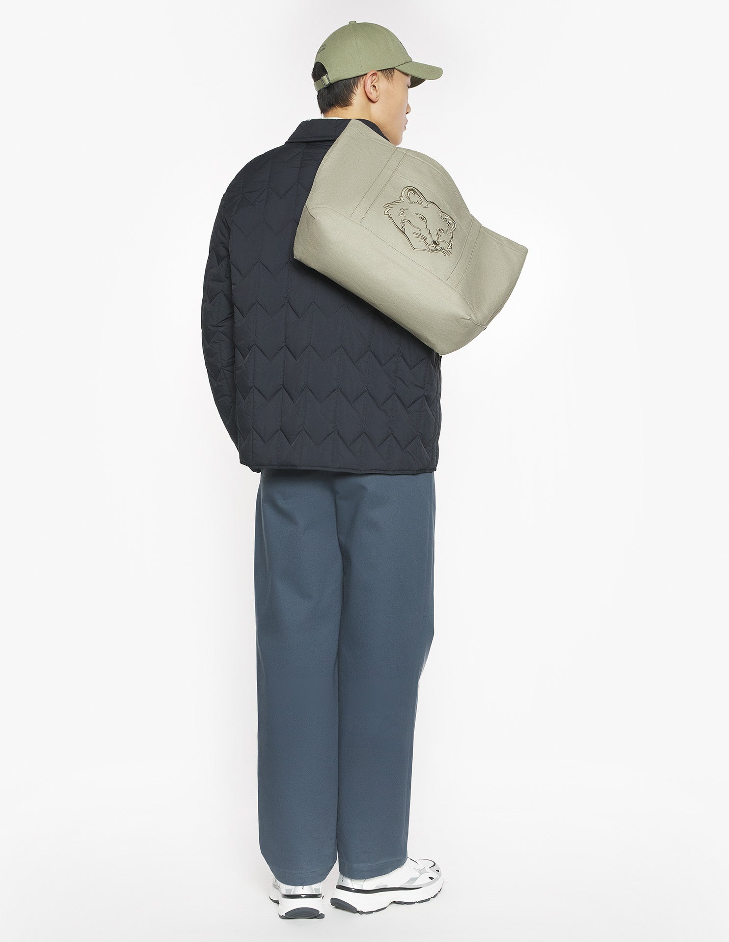 Quilted Blouson - Black
