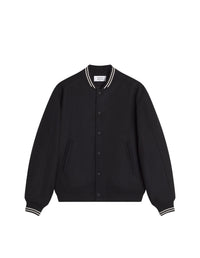 Teddy Varsity wool jacket - Black