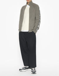 Veste universitaire en laine - Medium Grey