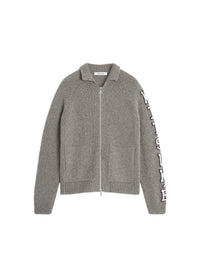 Veste universitaire en laine - Medium Grey