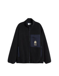 Maison Kitsuné Camp Zip Jacket - Black