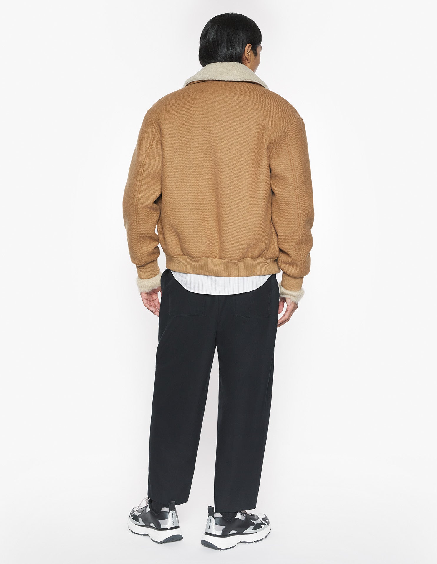 Shearling Collar Jacket - Chipmunk