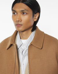 Shearling Collar Jacket - Chipmunk