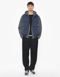 Sleeveless Puffer - Navy