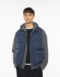 Sleeveless Puffer - Navy
