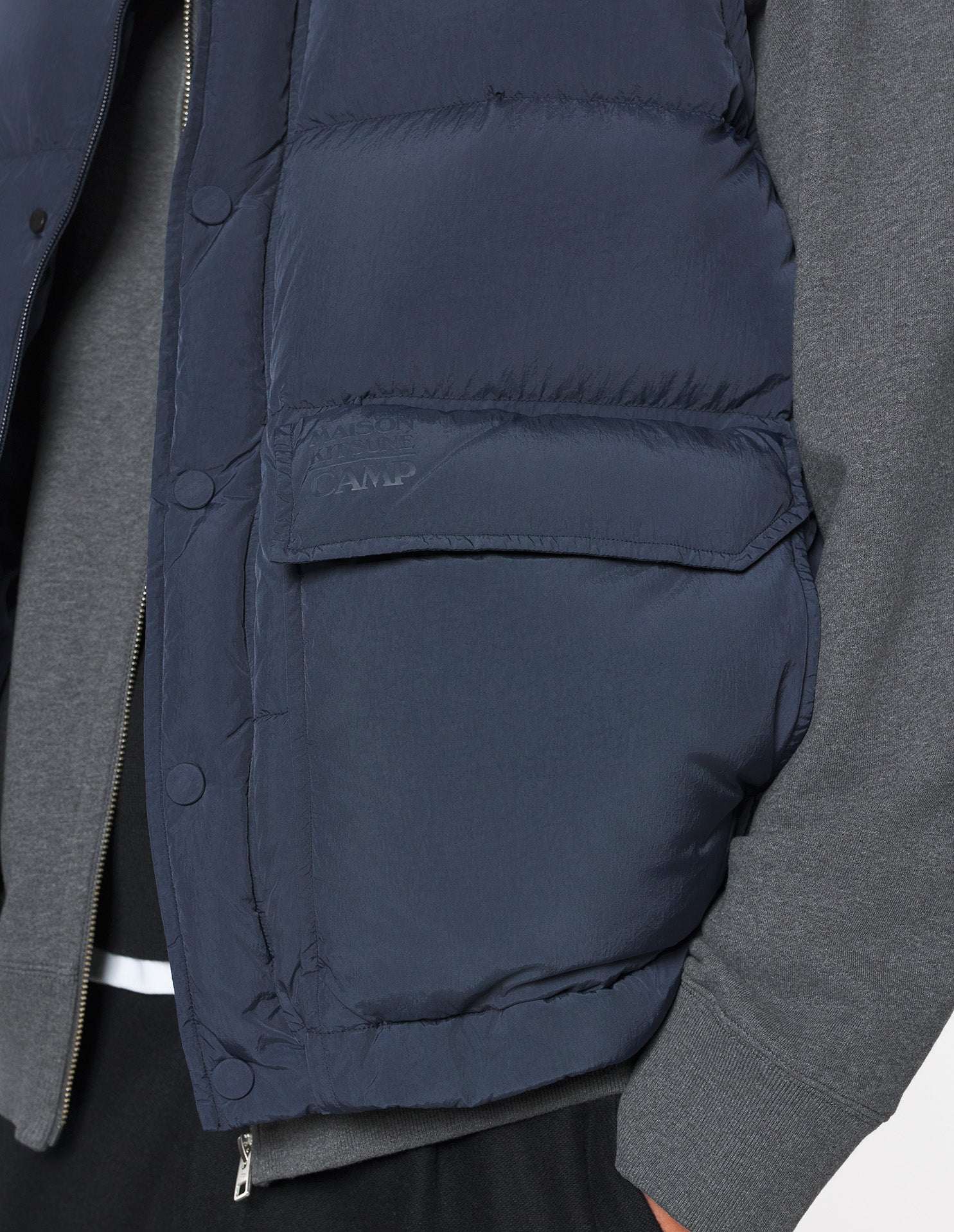Sleeveless Puffer - Navy