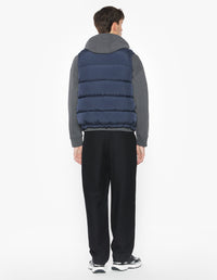 Sleeveless Puffer - Navy