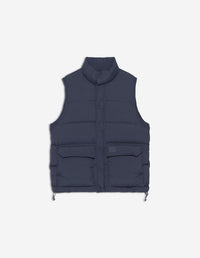 Sleeveless Puffer - Navy