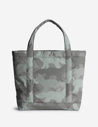 Camo Fox Large Tote - Pebble