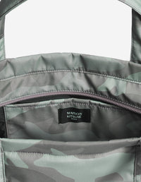 Camo Fox Large Tote - Pebble