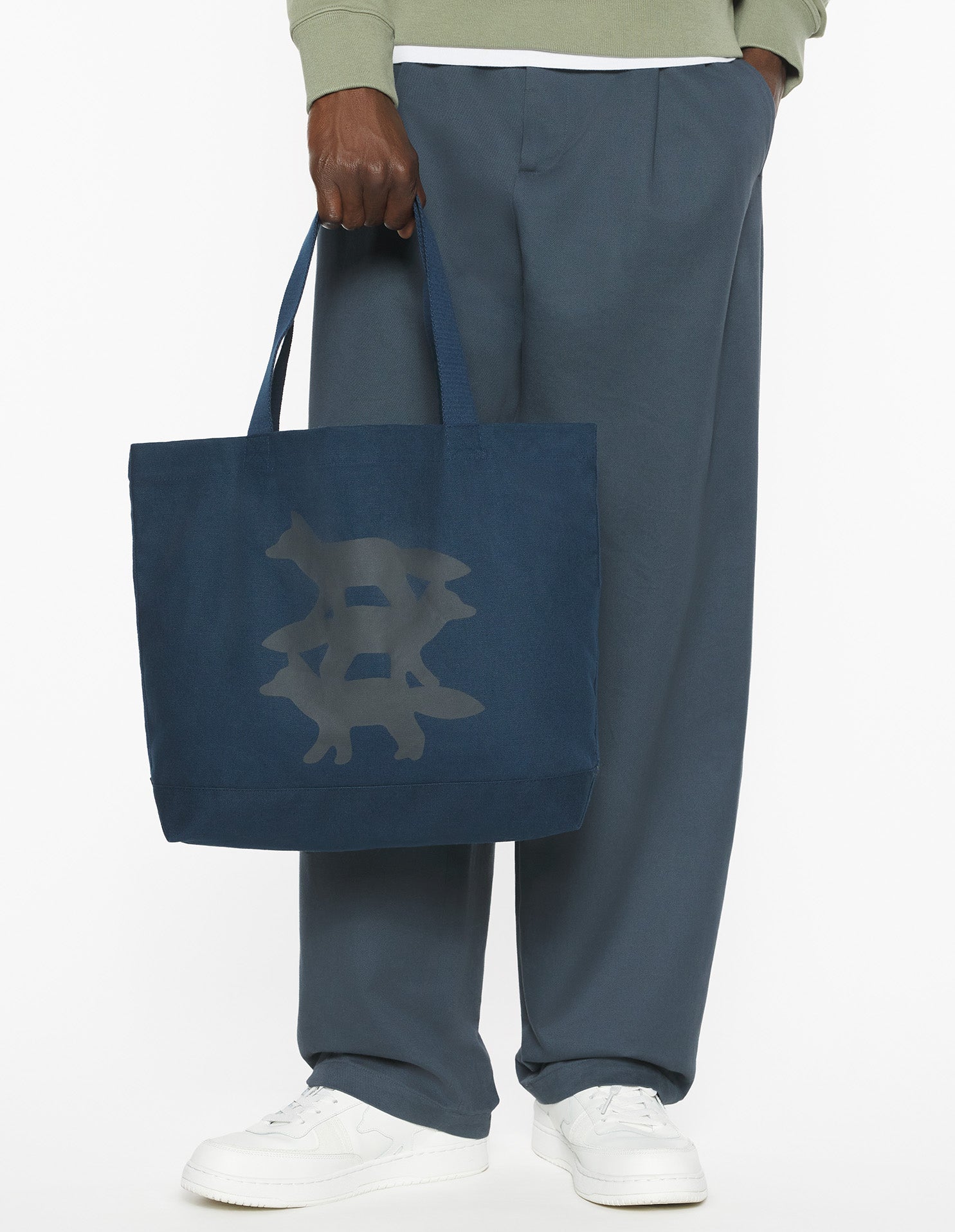 Stunt Fox Tote Bag - Classic Navy
