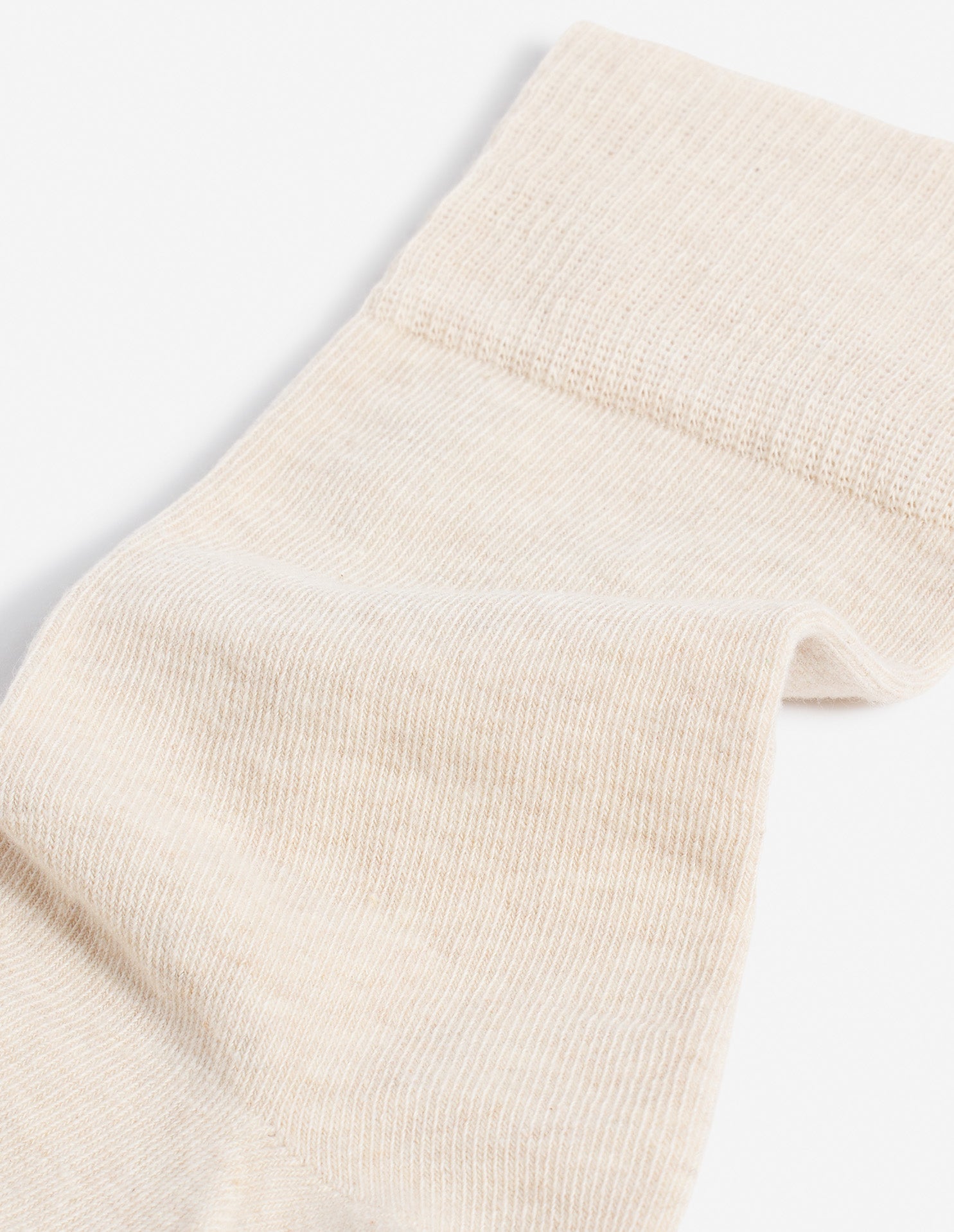 Fox Head Socks - Light Beige Melange