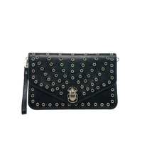 Pochette Alicia en cuir nappa - Noir