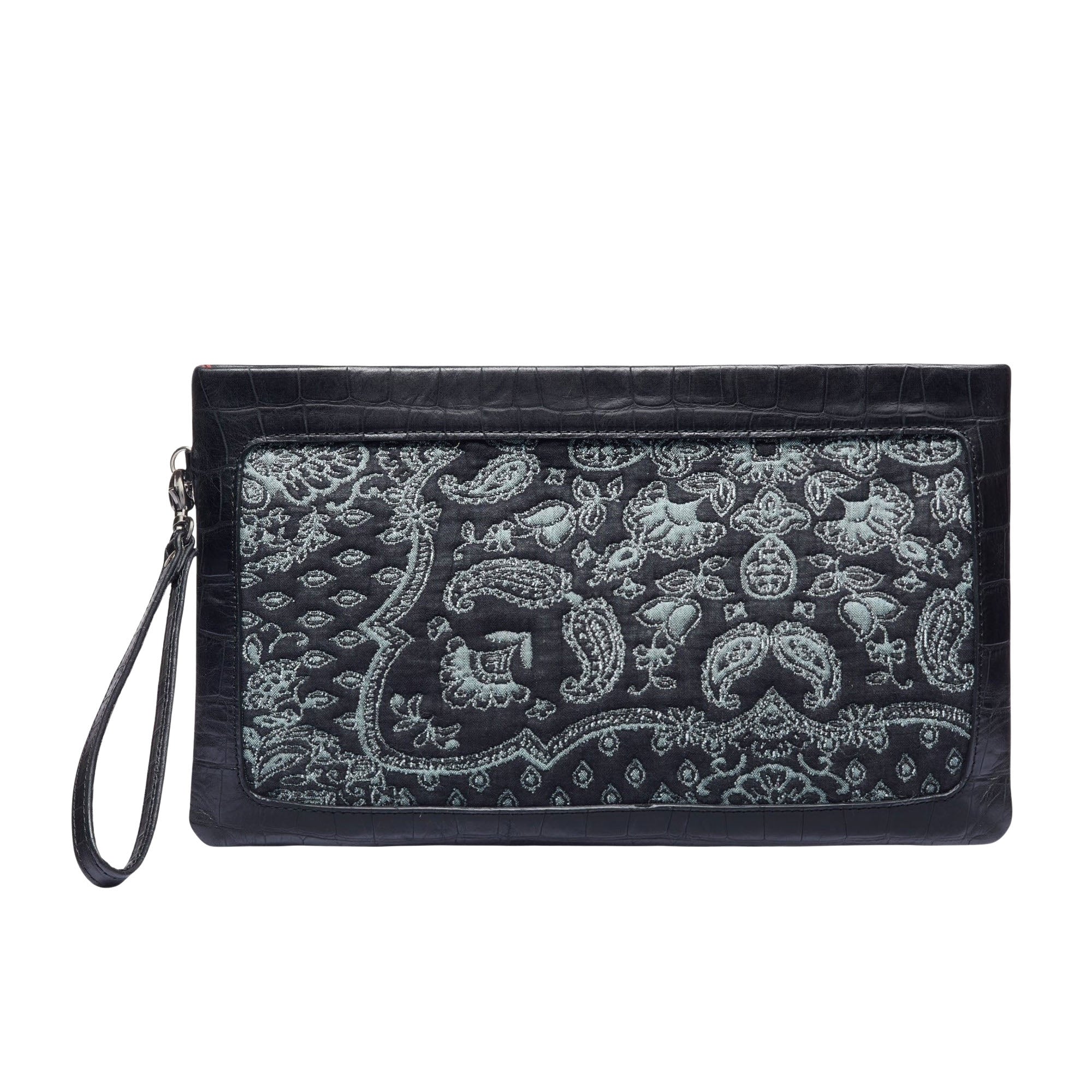 ZZ HORS LIGNE Pochette Lou en cuir - Jeans