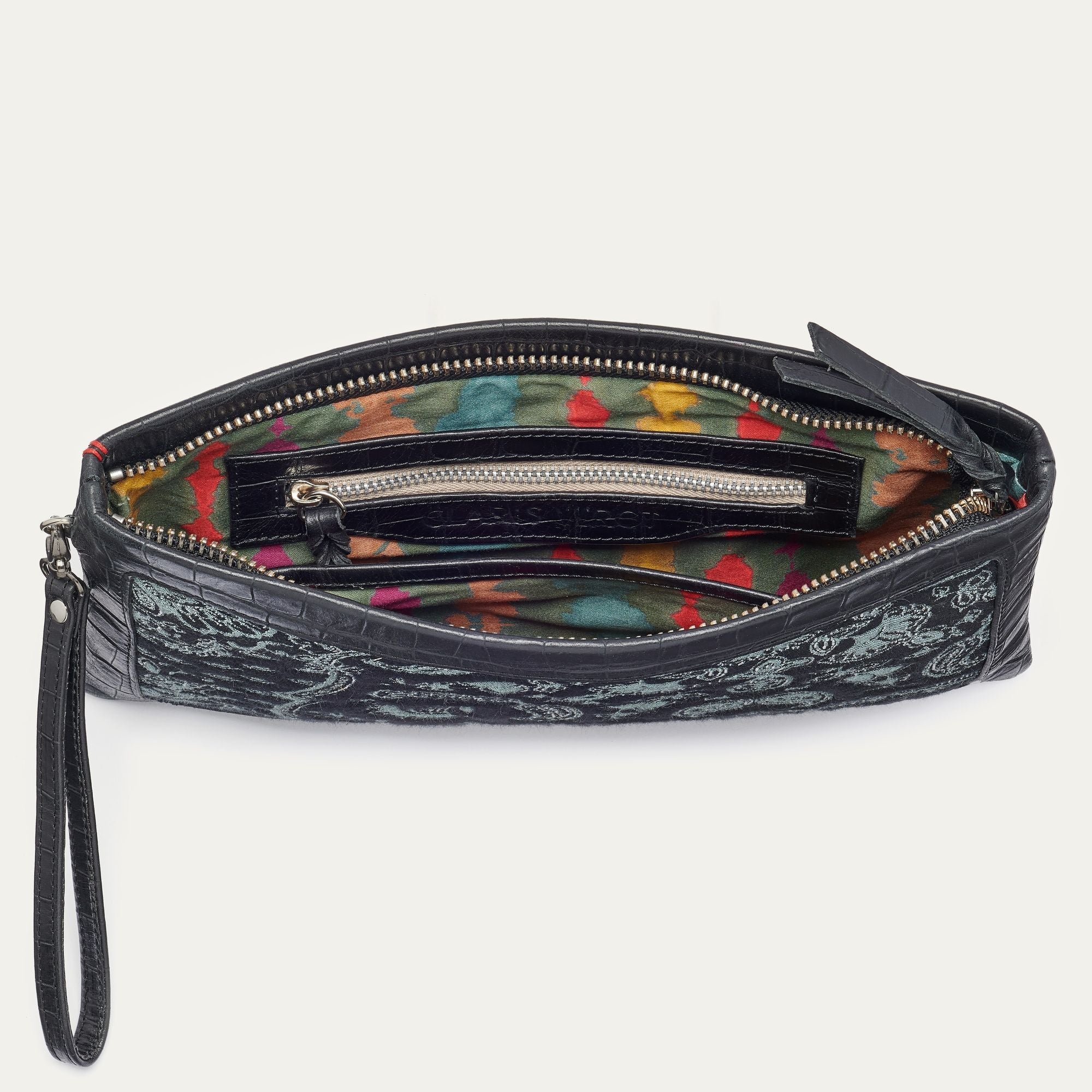 ZZ HORS LIGNE Pochette Lou en cuir - Jeans