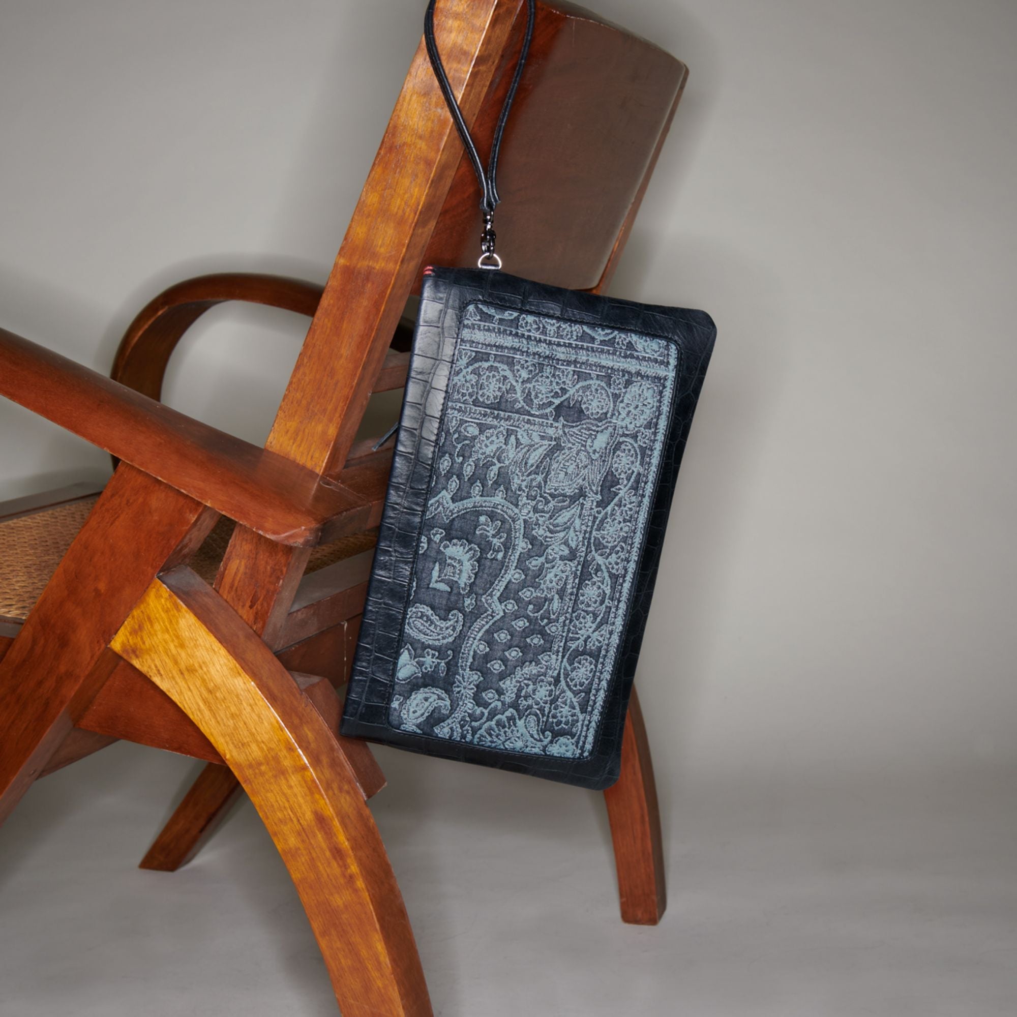 ZZ HORS LIGNE Pochette Lou en cuir - Jeans