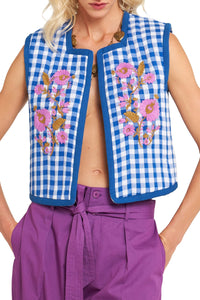 BLUE POLLY GILET