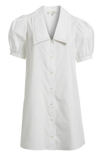 THE POPLIN SAILOR DRESSWHITE