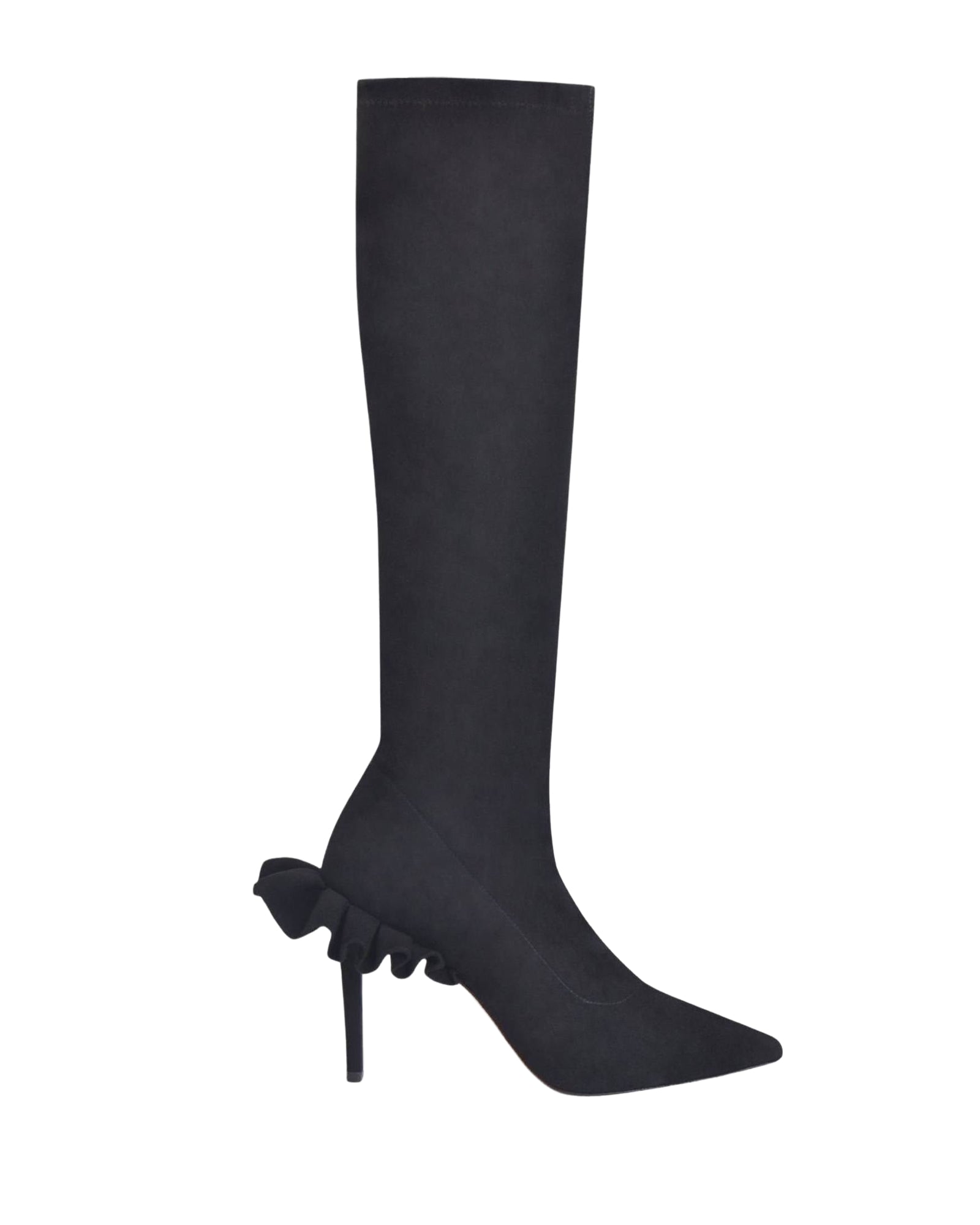 Bottes Rouches 85 en daim - Black