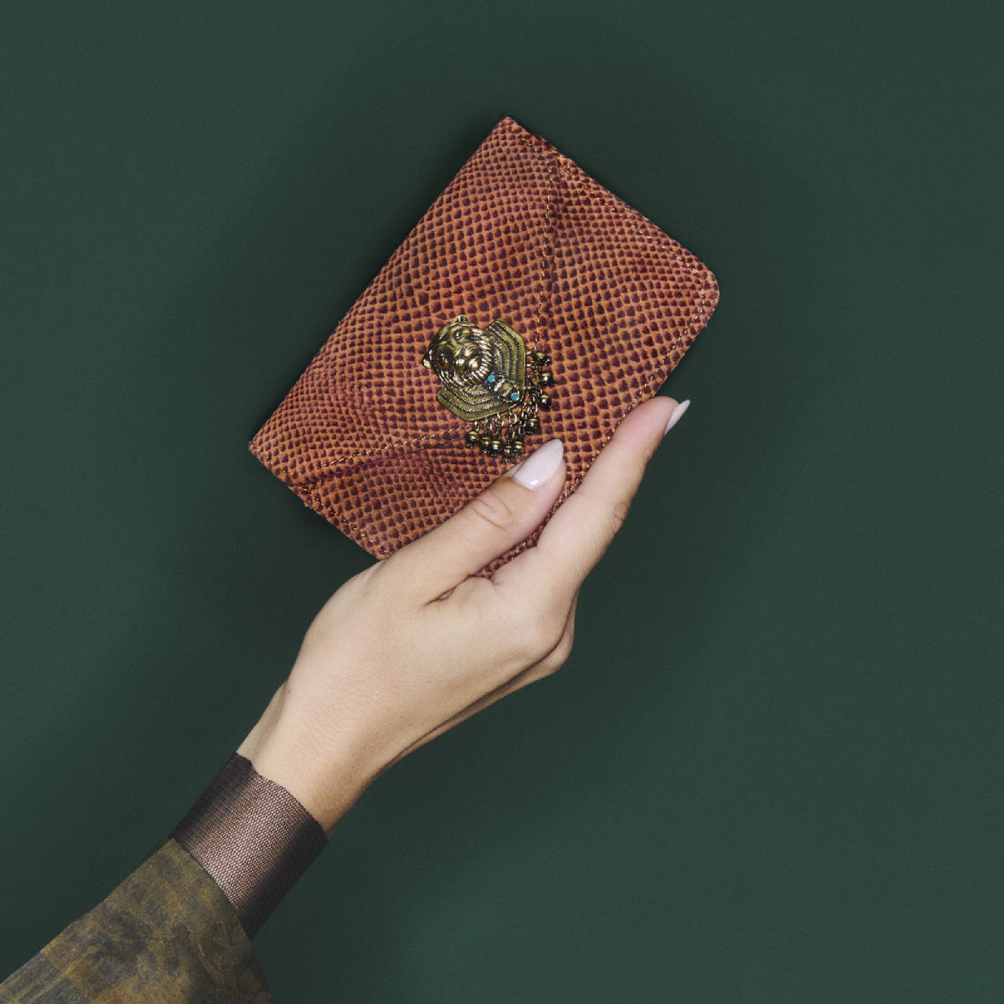 Porte-cartes Alex en cuir de veau - Sekhmet