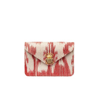 ZZ HORS LIGNE Porte-cartes Alex en toile - Timor Rouge