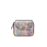 Porte-monnaie Karl en cuir - Metallisé Essence