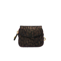 Porte-monnaie Karl en cuir - Camo Métallique