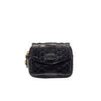 Porte-monnaie Karl en python - Noir