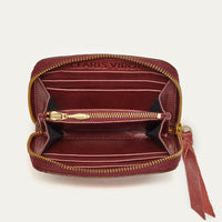 Porte-monnaie Bob en crocodile - Chocolat